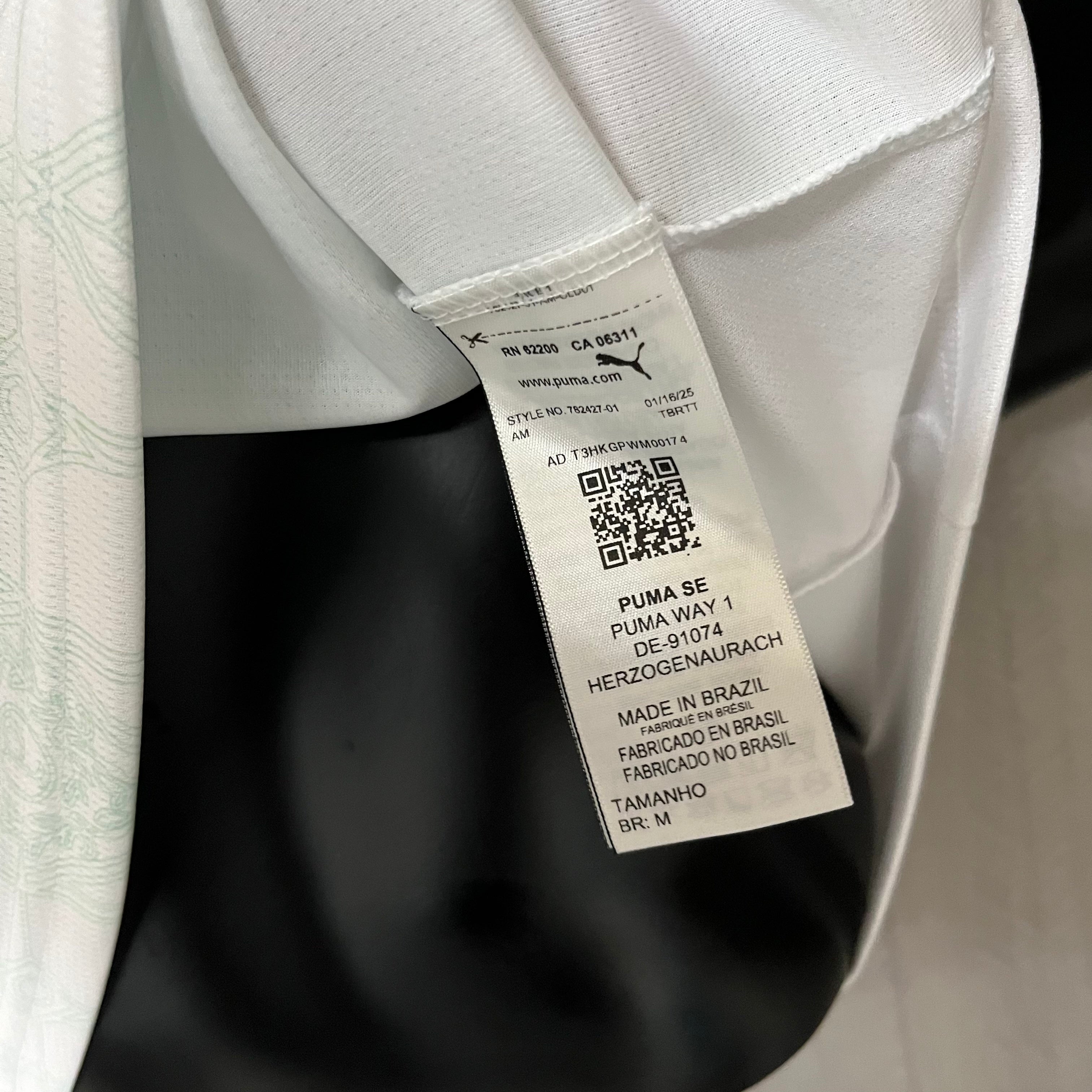 Camisa Versão Jogador Palmeiras Visitante 2025/26