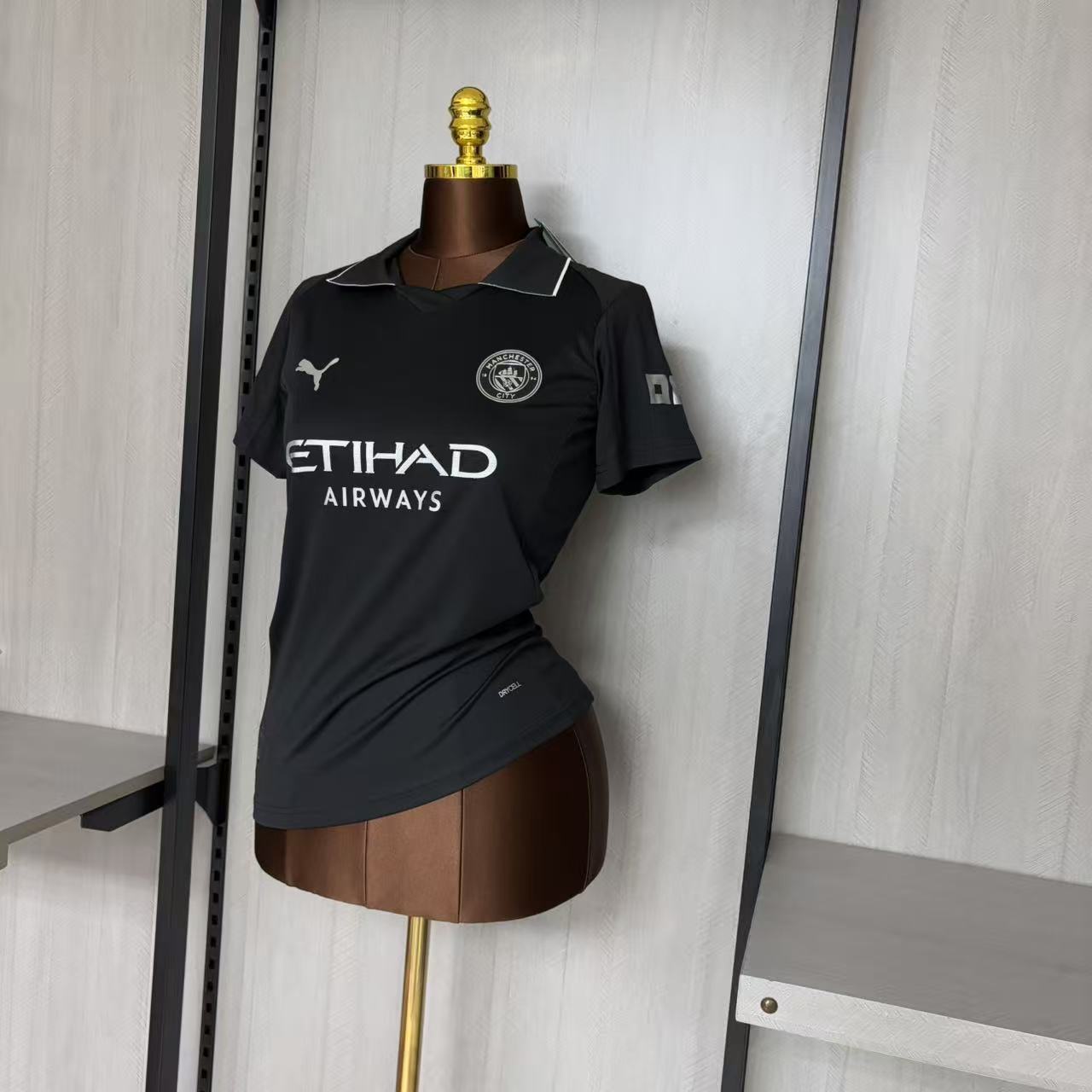 Camisa Feminina Manchester City Black 2025/26