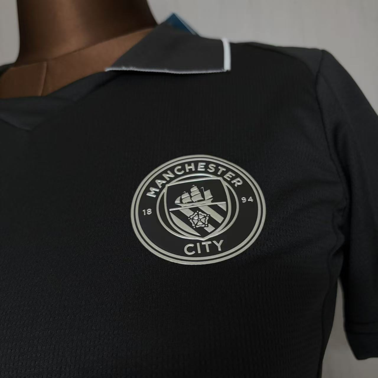 Camisa Feminina Manchester City Black 2025/26