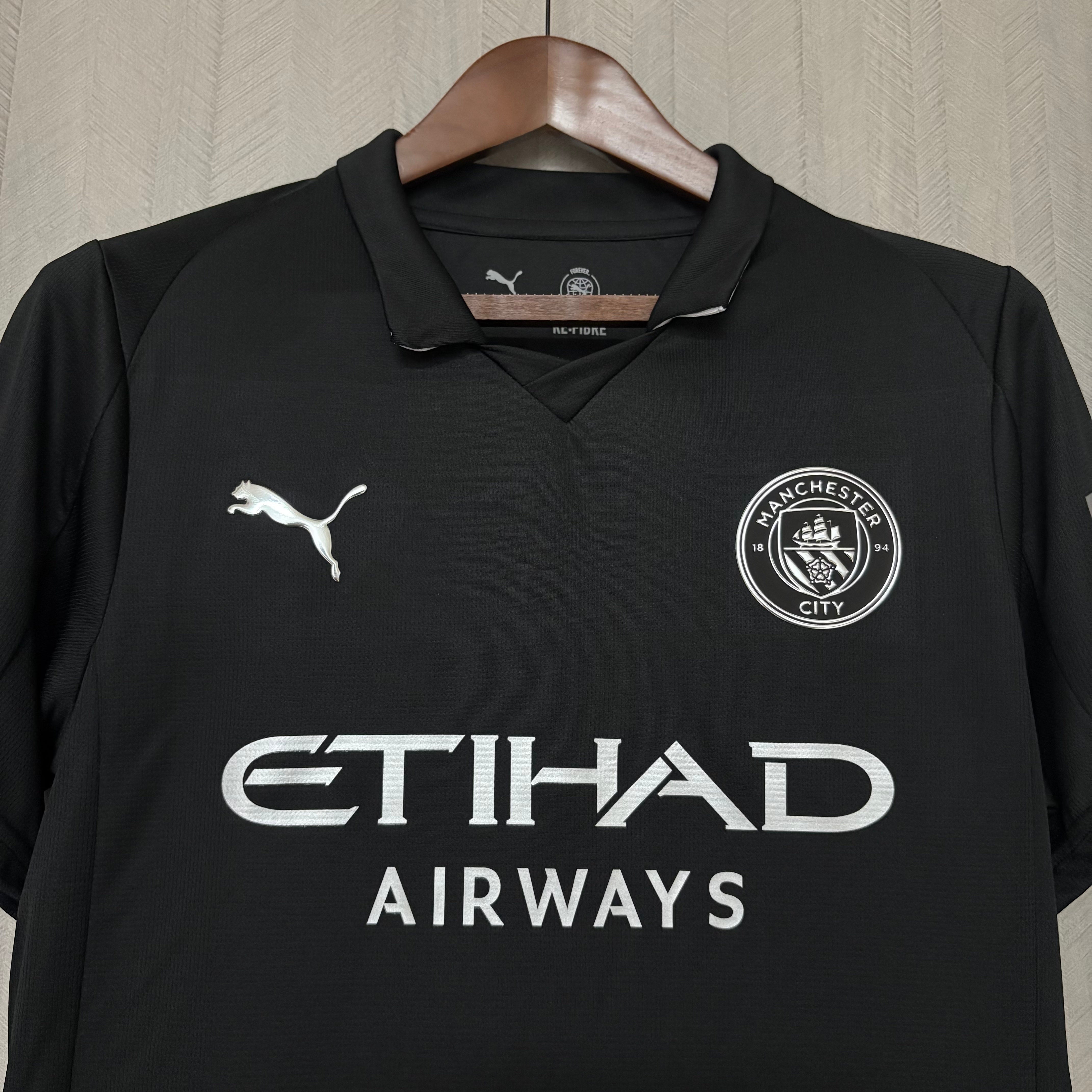 Camisa Manchester City Black 2025/26