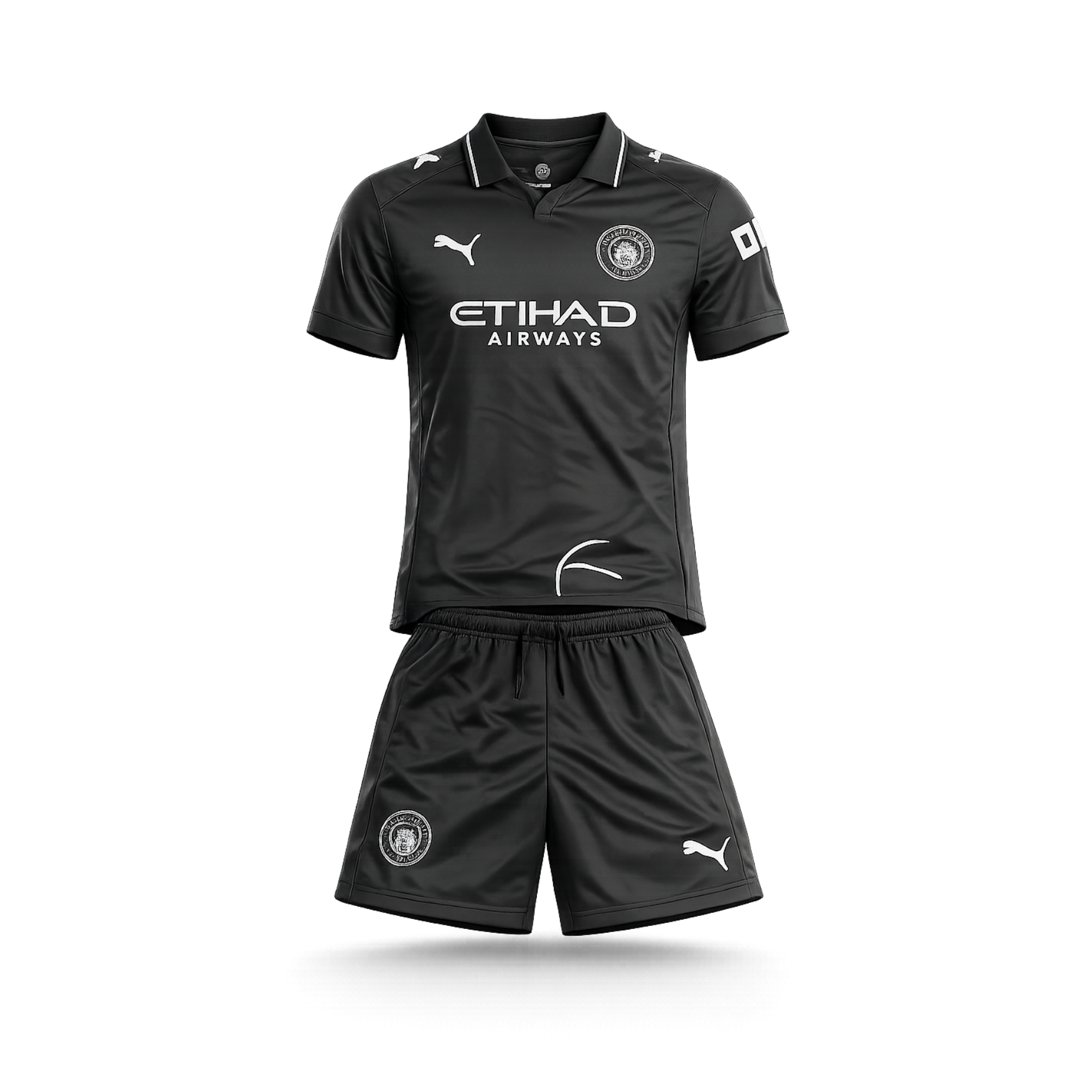 Kit Infantil Manchester City Black 2025/26