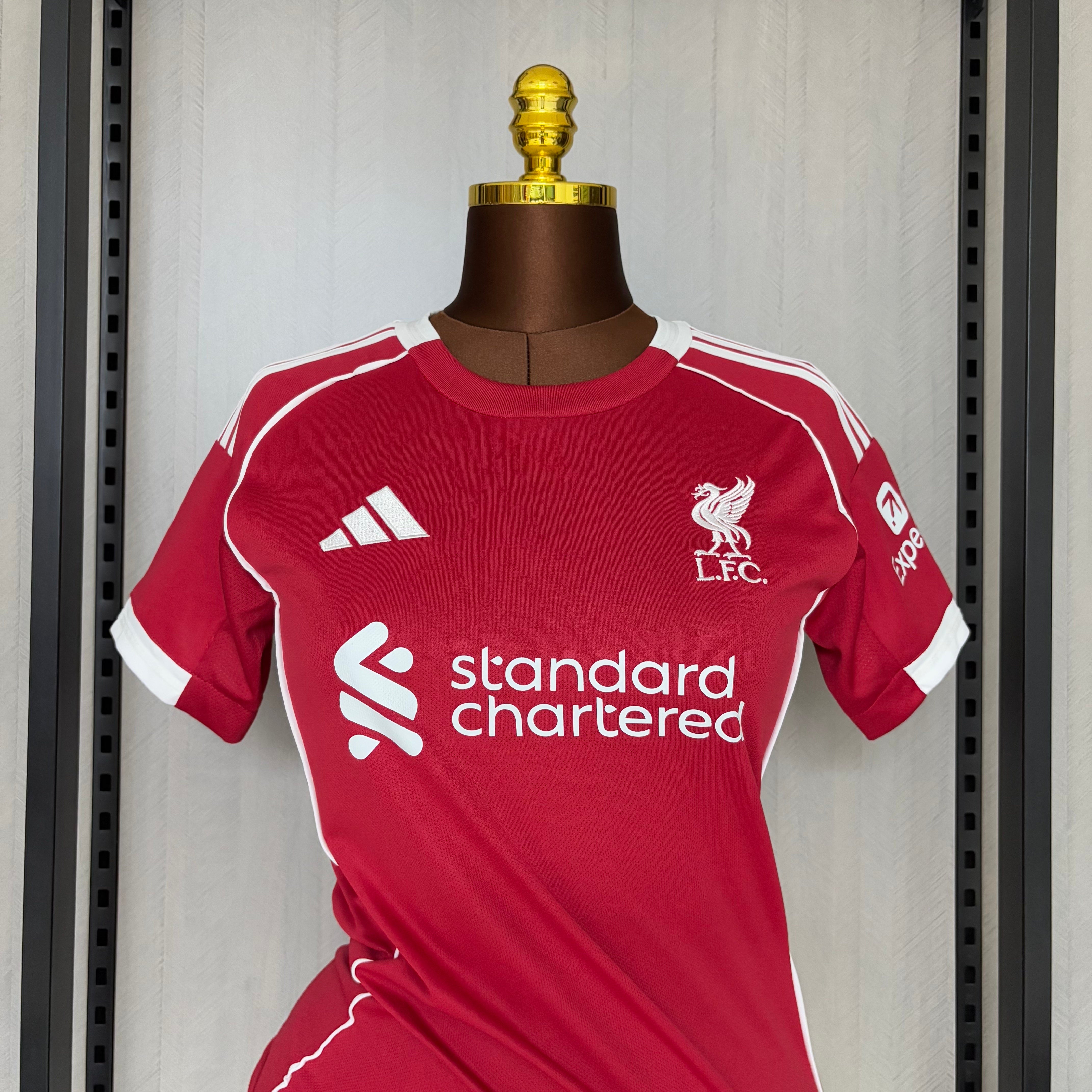 Camisa Feminina Liverpool Home 2025/26