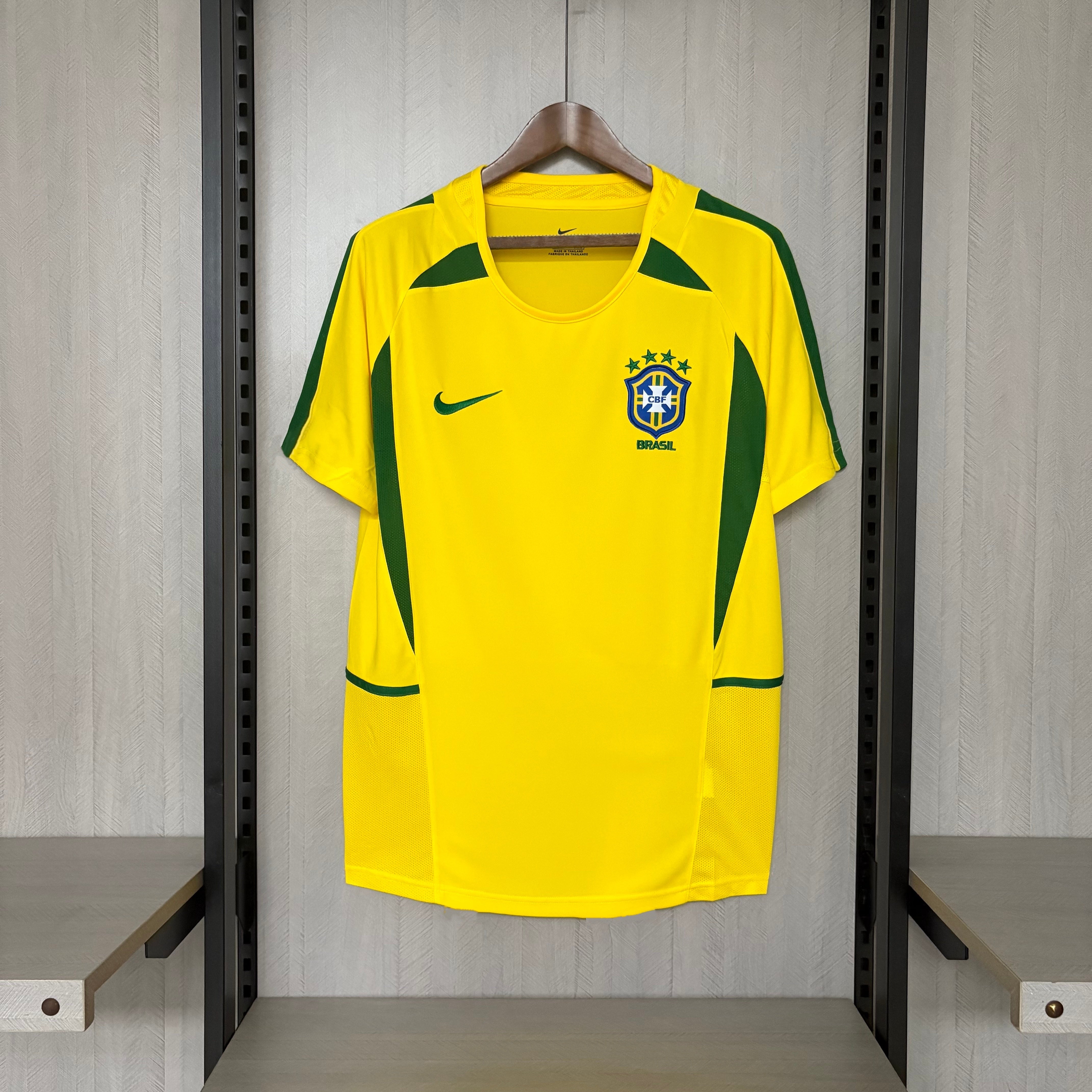 Camisa Retrô Brasil Home 2002