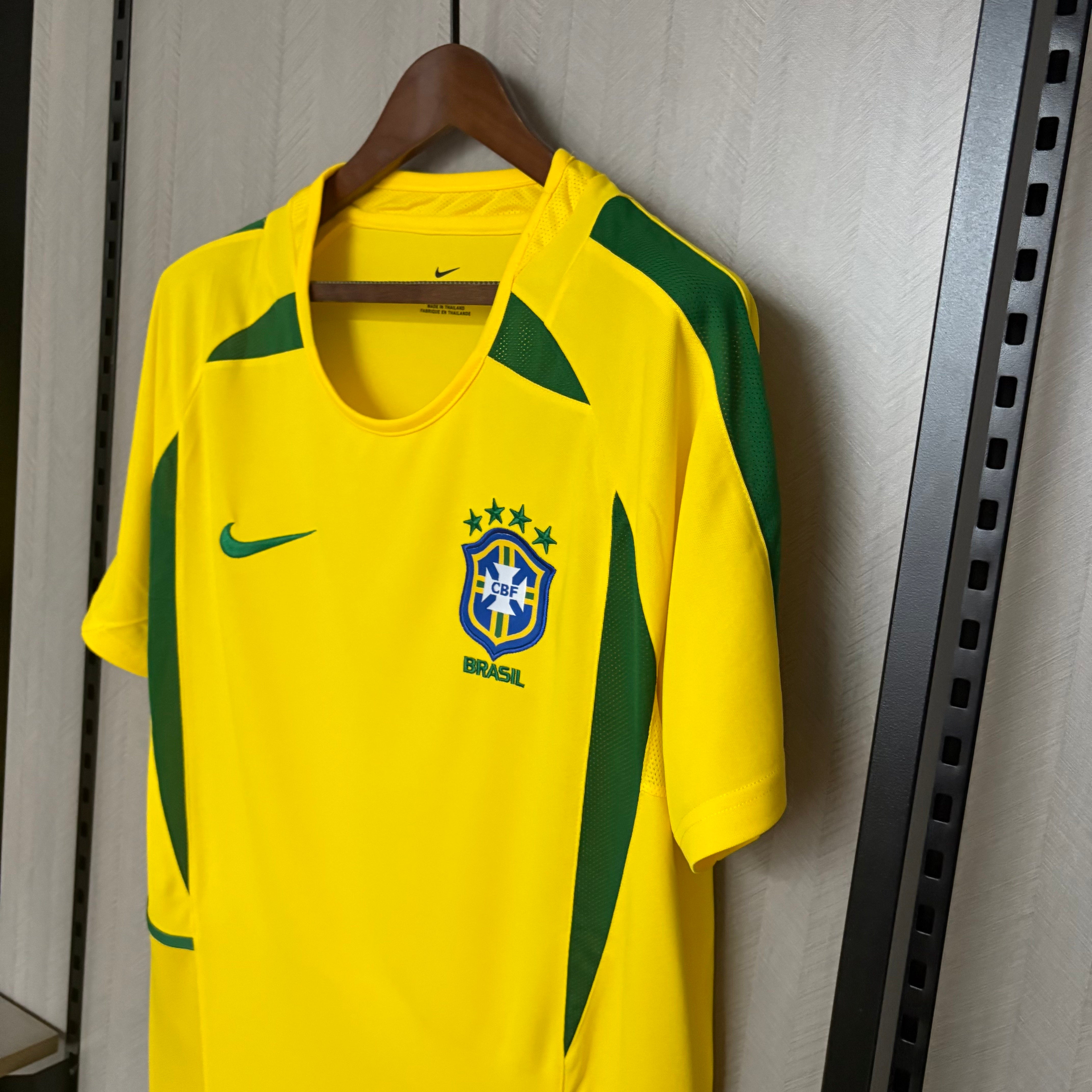 Camisa Retrô Brasil Home 2002