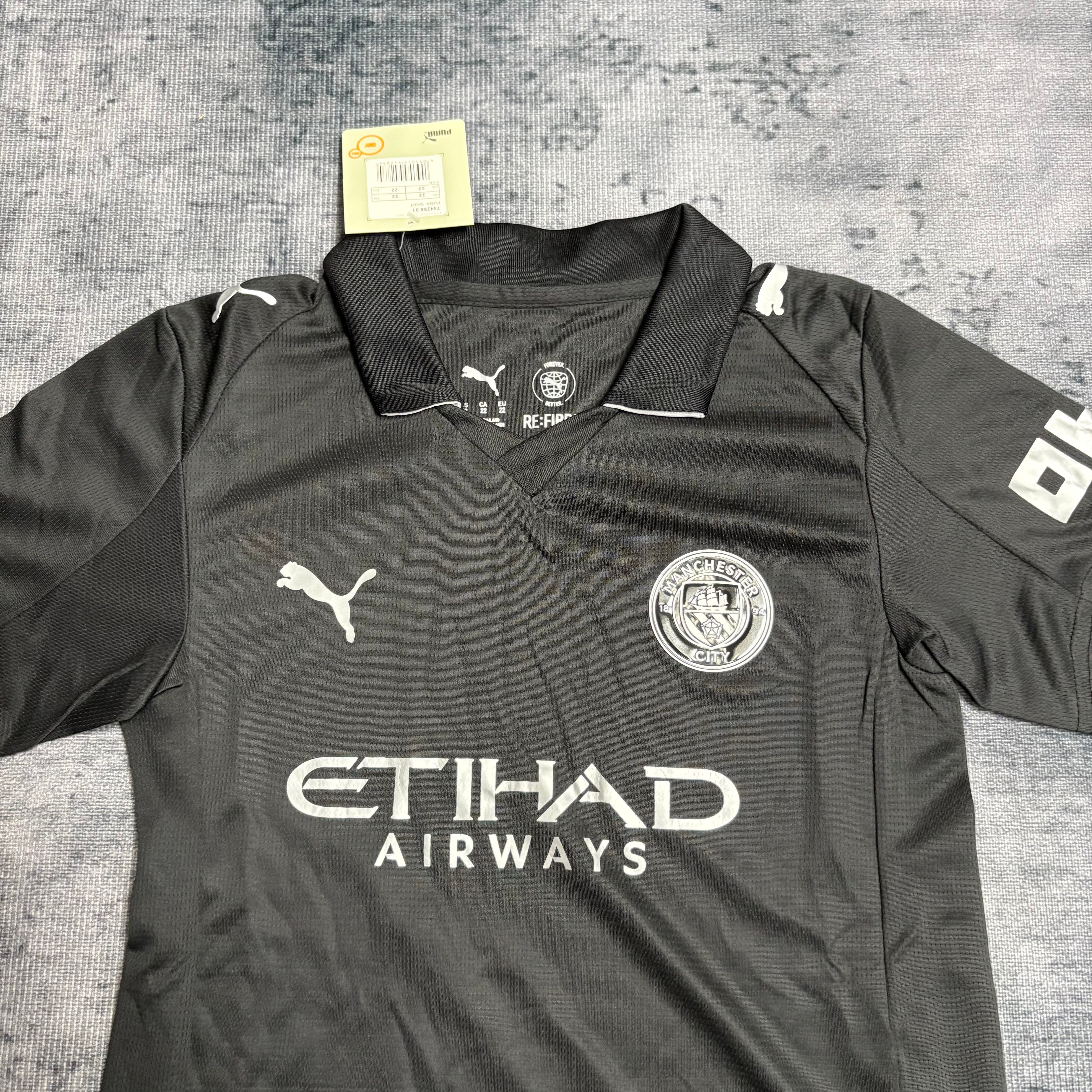 Kit Infantil Manchester City Black 2025/26
