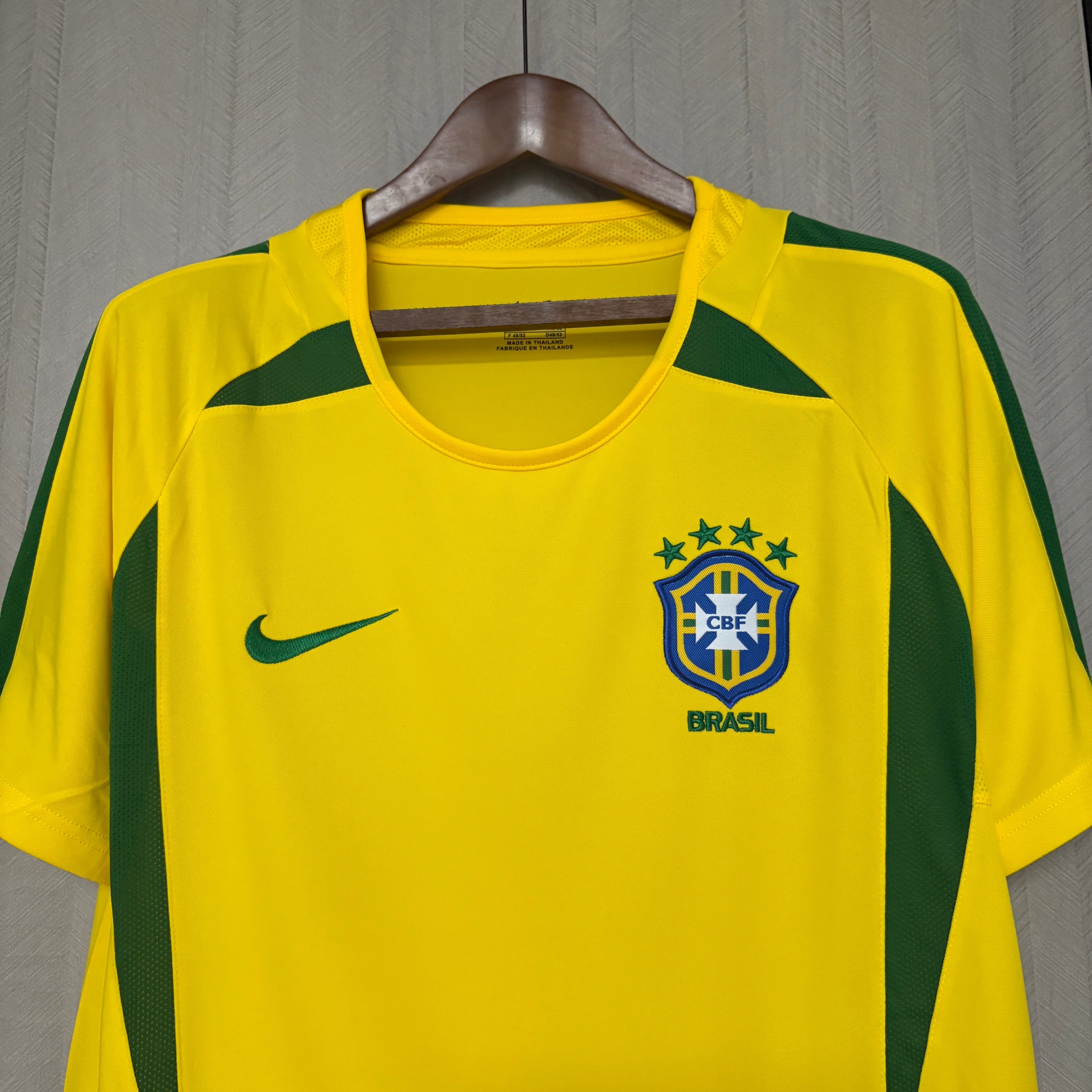 Camisa Retrô Brasil Home 2002