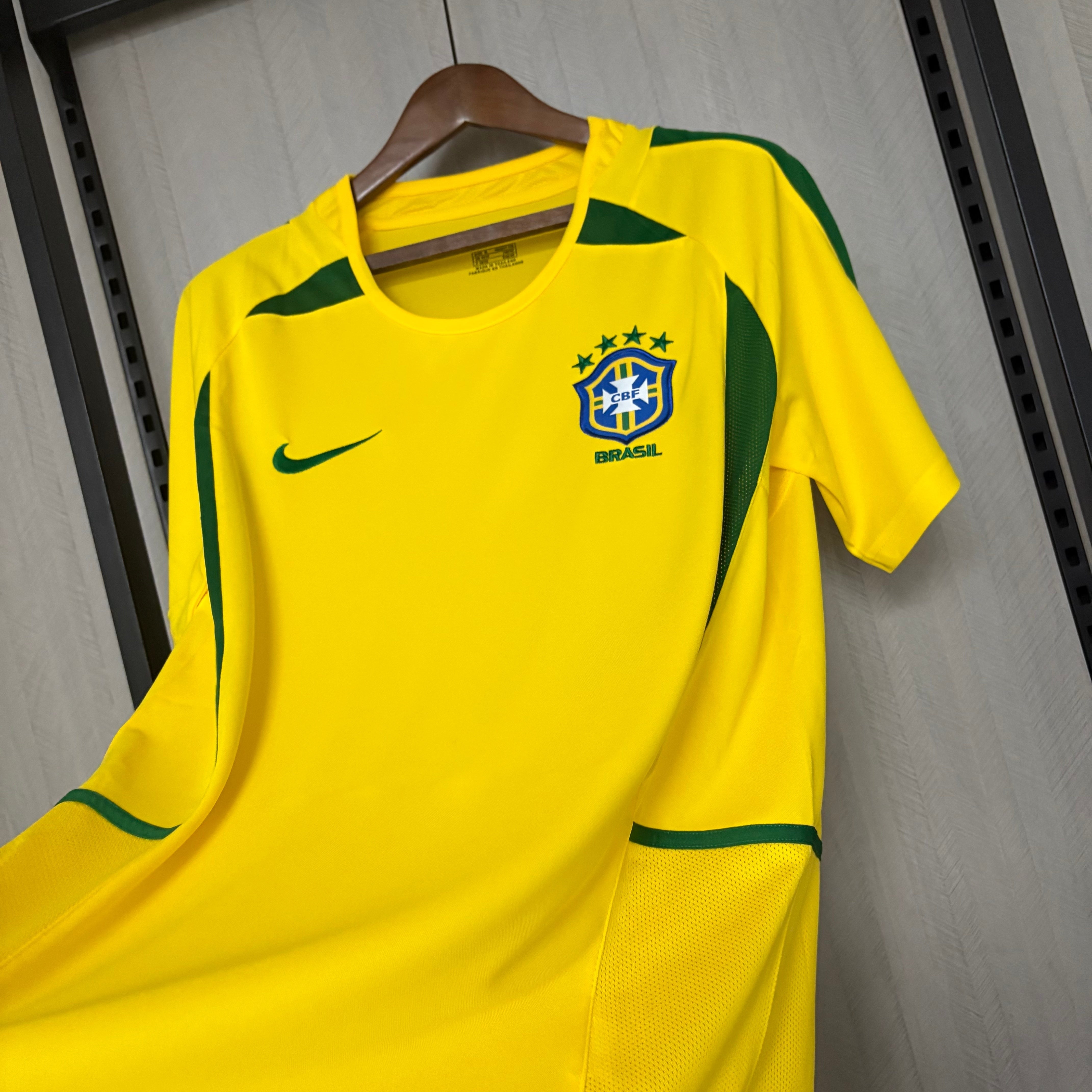 Camisa Retrô Brasil Home 2002