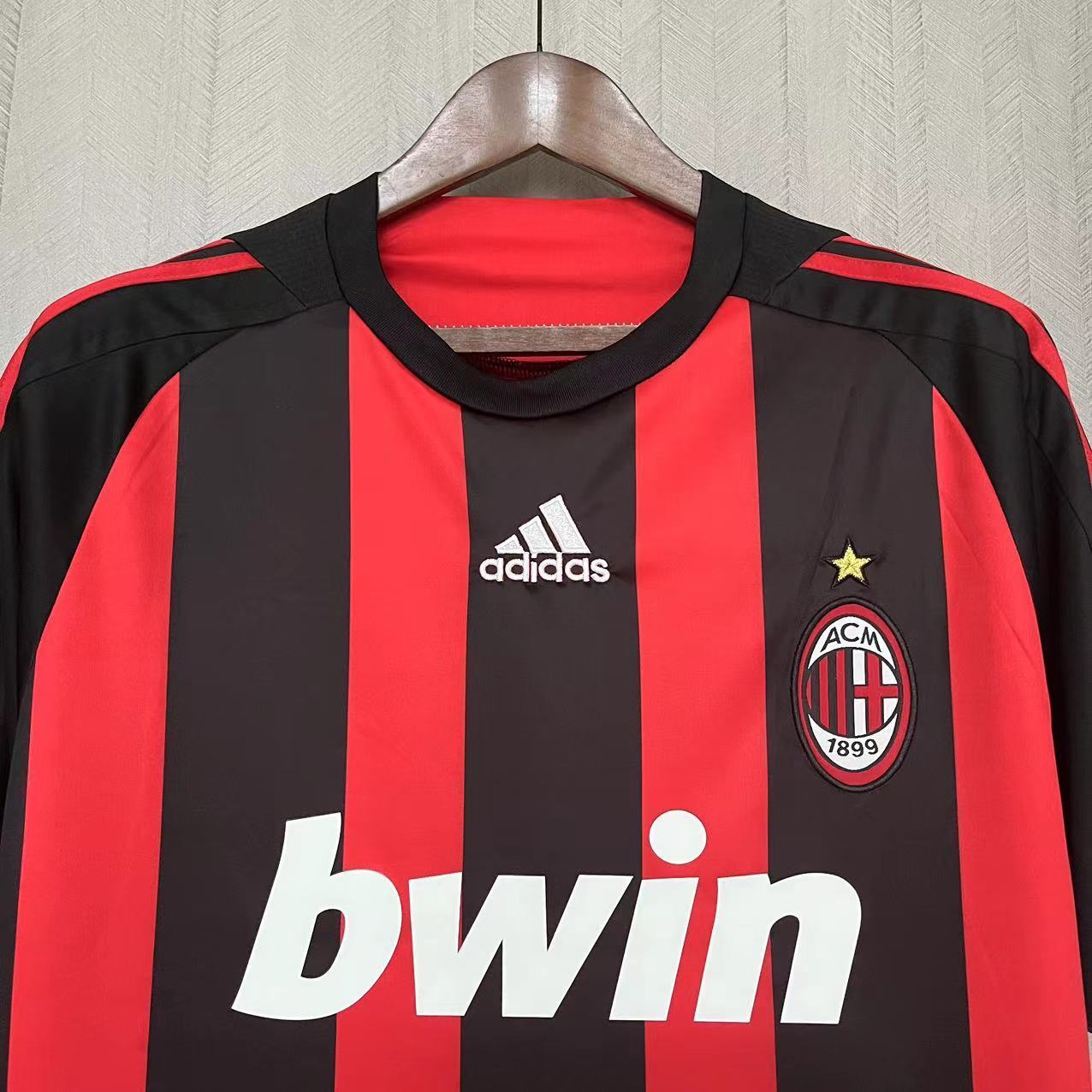 Camisa Retrô AC Milan Home 08/09